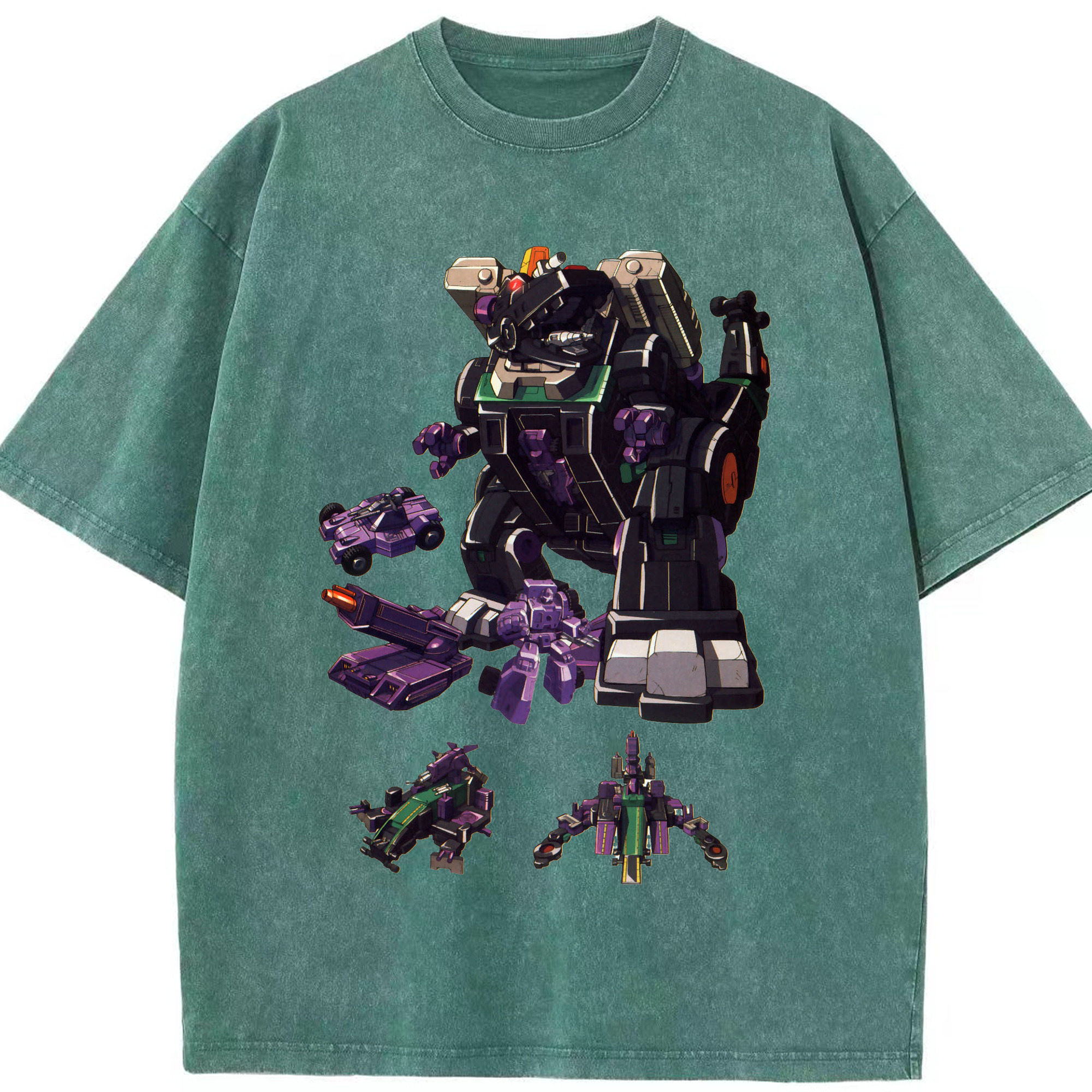 （画像用）  綿100% ヴィンテージ風 半袖Tシャツ（フロントプリント）